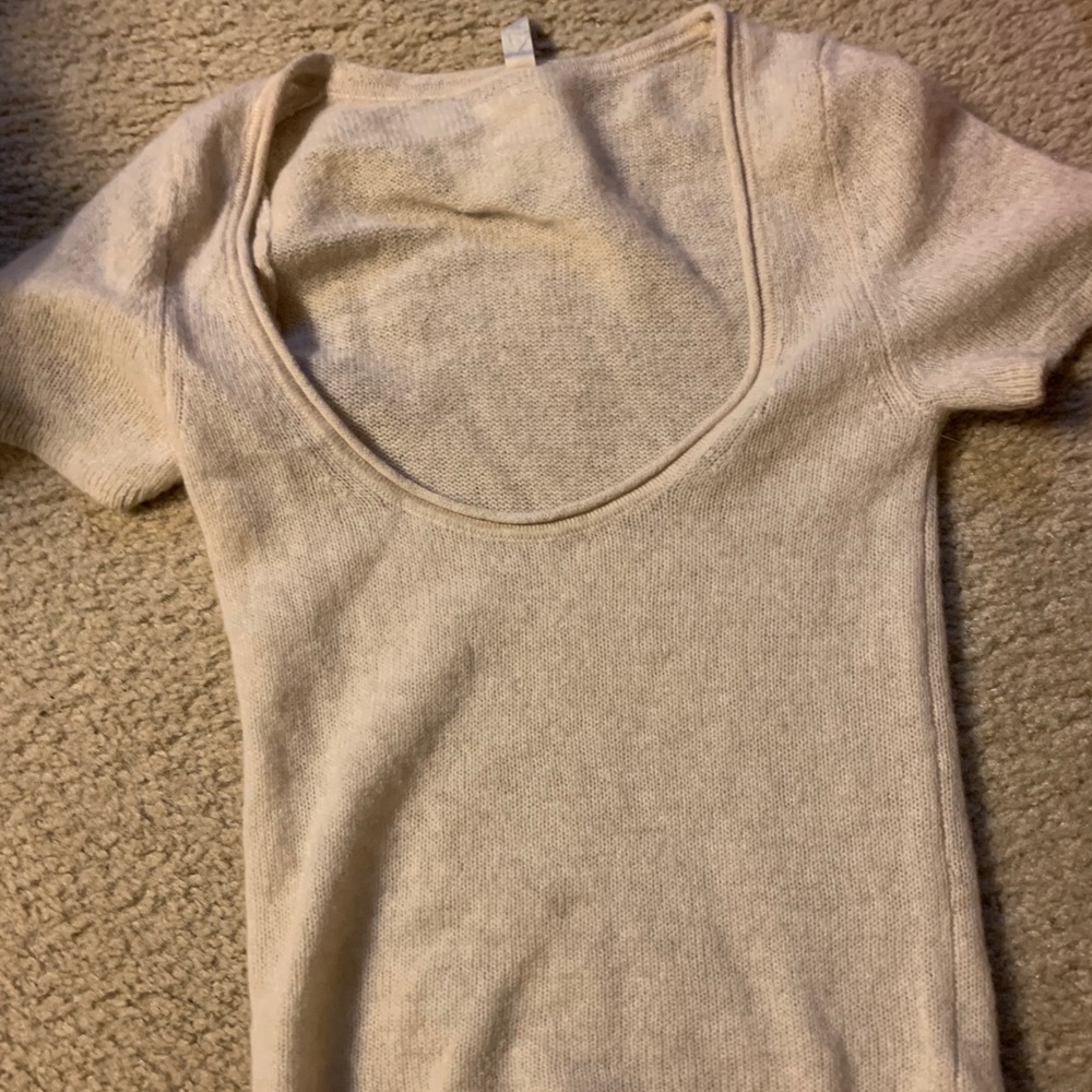 NWOT Free People Cashmere Sweater Tee - Picture 3 of 4